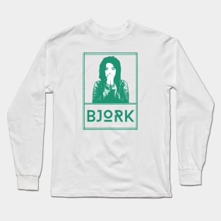 Bjork\\vintage fan art Long Sleeve T-Shirt